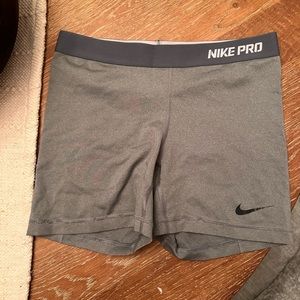 Women’s Nike pro spandex shorts size medium